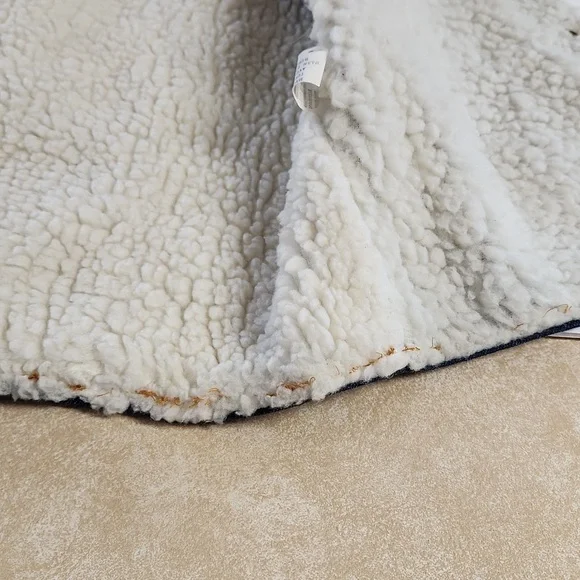 Mens Vintage Nelson '70's  Denim/Sherpa Vest - Size Large - Picture 11 of 11